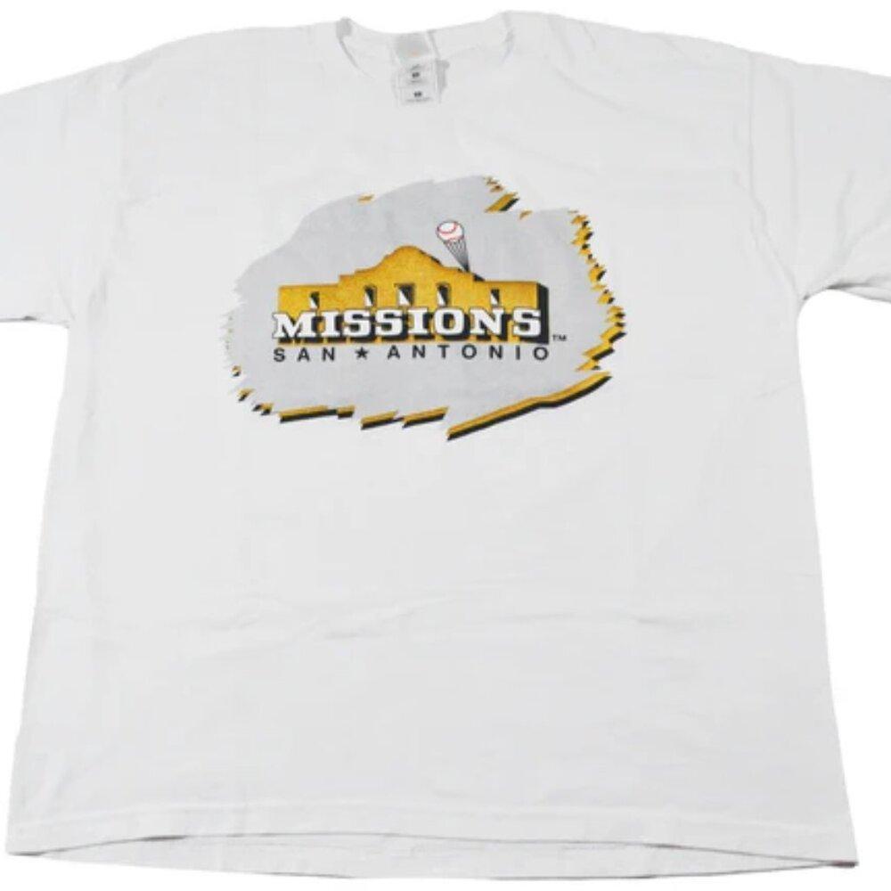 San Antonio Missions White Sweatshirt Shirt Retro Mn356 - Picture 1 of 4